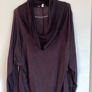 Purple Express Tunic Sweater